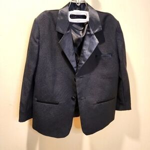 Black Kids Smoking Blazer with Vest size 7